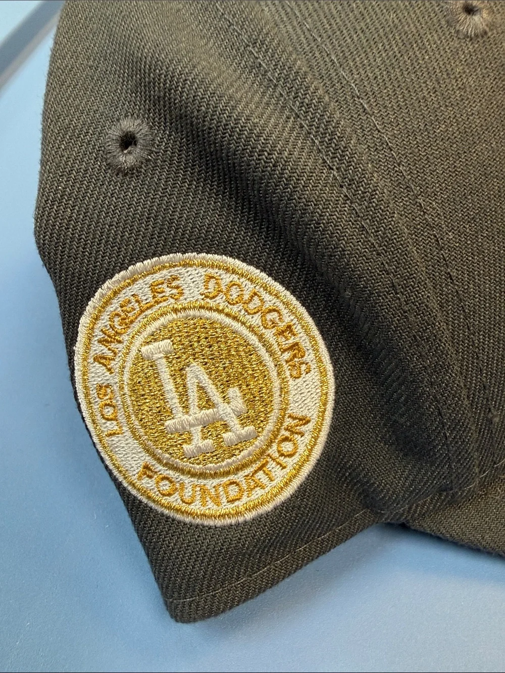 Limited Edition Grey Baseball Cap with Gold LA Dodger’s Logo- New